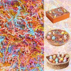 Seifar 7.1oz Crinkle Cut Paper Shred Filler, Pink Purple Yellow Blue Shredded Paper Filling Gift Box Bag Fillers Confetti Stuffing for Easter Gift Basket Packaging Wrapping Party Supplies Seifar 7.1oz Crinkle Cut Paper Shred Filler, Pink Purple Yellow Blue Shredded Paper Filling Gift Box Bag Fillers Confetti Stuffing for Easter Gift Basket Packaging Wrapping Party Supplies