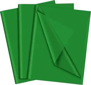NEBURORA 60 Sheets Green Tissue Paper Set Christmas Gift Wrap Paper(Green) NEBURORA 60 Sheets Green Tissue Paper Set Christmas Gift Wrap Paper(Green)