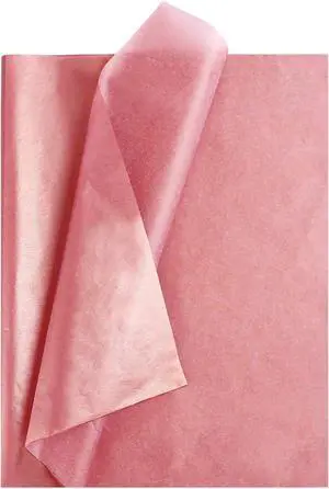 Naler 60 Sheets Rose Gold Tissue Paper for Gift Bags Wrapping, 14x20 in Naler 60 Sheets Rose Gold Tissue Paper for Gift Bags Wrapping, 14x20 in
