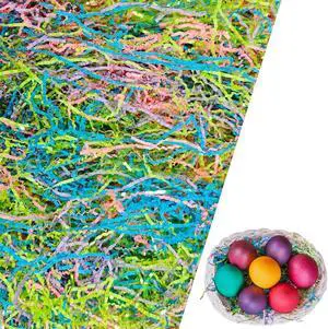 Gainspra 2 LB Crinkle Paper Filler for Gift: Shredded Wrapping for Gift Boxes or Wedding or Birthdays, Crinkle Cut Paper & Basket Stuffing Filler (Easter) Gainspra 2 LB Crinkle Paper Filler for Gift: Shredded Wrapping for Gift Boxes or Wedding or Birthdays, Crinkle Cut Paper & Basket Stuffing Filler (Easter)