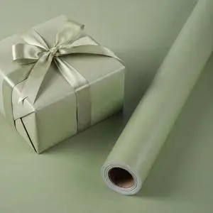 woric Sage Green Wrapping Paper Roll -Mini Roll- 17 In X 33 Ft woric Sage Green Wrapping Paper Roll -Mini Roll- 17 In X 33 Ft