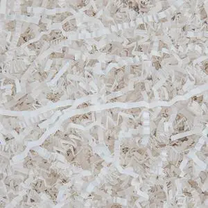 Caleihd Crinkle Cut Paper Shred Filler Gift Cushion Streamer White Caleihd Crinkle Cut Paper Shred Filler Gift Cushion Streamer White