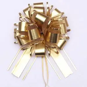 HQJAXJ 6 PCS Pull Bows,Gold Gift Bows for Presents 6 inch Pull Bow for Gifts Wrapping Party Gift Boxes Bow Basket Packaging Bows for Valentine's Day Presents Flower Decorations (gold) HQJAXJ 6 PCS Pull Bows,Gold Gift Bows for Presents 6 inch Pull Bow for Gifts Wrapping Party Gift Boxes Bow Basket Packaging Bows for Valentine's Day Presents Flower Decorations (gold)