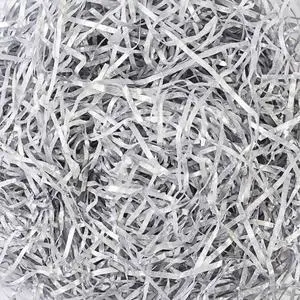 LJY Silver Crinkle Paper Shreds, 100 g Gift Filler for Basket Filler LJY Silver Crinkle Paper Shreds, 100 g Gift Filler for Basket Filler