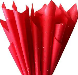 SUNCOLOR 36 Sheets Glitter Red Tissue Paper for Gift Bags, 20 x 20 Inch Sparkling Tissue for Gift Wrapping, Crafts & Holiday Packaging SUNCOLOR 36 Sheets Glitter Red Tissue Paper for Gift Bags, 20 x 20 Inch Sparkling Tissue for Gift Wrapping, Crafts & Holiday Packaging