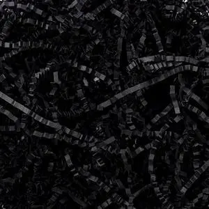UoeRing Black Crinkle Cut Paper Shred Filler 4 oz UoeRing Black Crinkle Cut Paper Shred Filler 4 oz