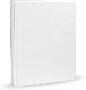 Amazon Basics 3-Ring Binder, 1-Inch, Customizable, with Pockets for Organization, White, 1-Pack Amazon Basics 3-Ring Binder, 1-Inch, Customizable, with Pockets for Organization, White, 1-Pack