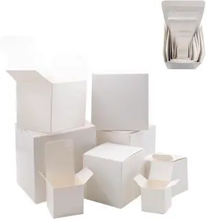 JoyHuaTrade 8 PCS Nesting Gift Boxes Prank Surprise White Square Box JoyHuaTrade 8 PCS Nesting Gift Boxes Prank Surprise White Square Box