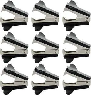 ZZTX 9 Pack Staple Remover Black ZZTX 9 Pack Staple Remover Black