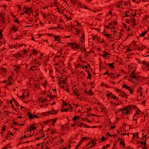 ROSYJUNE 1LB Crinkle Paper Filler, Red Shredded Paper for Gift Basket Box ROSYJUNE 1LB Crinkle Paper Filler, Red Shredded Paper for Gift Basket Box