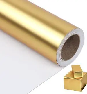 NESCCI Matte Metal Gold Wrapping Paper, Solid Color Paper,Gift Wrapping Paper,Perfect for Wedding,Valentine's Day,Birthday, Christmas,Baby Shower,DIY Bouquet (17 Inches X 32.8 Feet) NESCCI Matte Metal Gold Wrapping Paper, Solid Color Paper,Gift Wrapping Paper,Perfect for Wedding,Valentine's Day,Birthday, Christmas,Baby Shower,DIY Bouquet (17 Inches X 32.8 Feet)