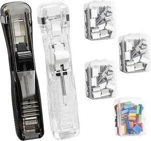 2PCS Paper Clip Dispenser with 200PCS Clam Clips, Paper Clamps 2PCS Paper Clip Dispenser with 200PCS Clam Clips, Paper Clamps