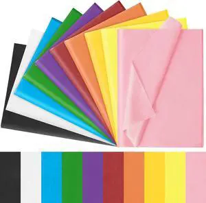 120 Sheets 14 x 20 Inch Colored Tissue Paper for Gift Bag Wrapping 120 Sheets 14 x 20 Inch Colored Tissue Paper for Gift Bag Wrapping