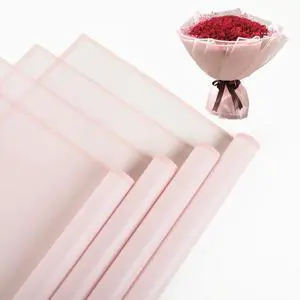 20 Sheet Flower Wrapping Paper-Waterproof Bouquet Paper (Translucent Pink) 20 Sheet Flower Wrapping Paper-Waterproof Bouquet Paper (Translucent Pink)