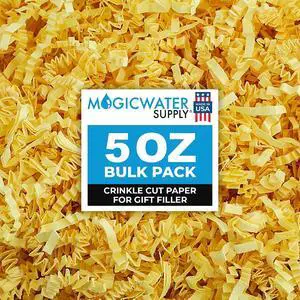 MagicWater Crinkle Cut Paper for Gift Baskets - 5oz - Canary MagicWater Crinkle Cut Paper for Gift Baskets - 5oz - Canary
