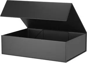 Black Gift Box 11.9" x 8.5" x 3.3",Magnetic Closure Gift Boxes for Presents Black Gift Box 11.9" x 8.5" x 3.3",Magnetic Closure Gift Boxes for Presents