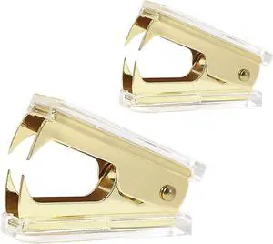 2 Pack Gold Staple Remover Staples Puller Removal Claw Tool 2 Pack Gold Staple Remover Staples Puller Removal Claw Tool