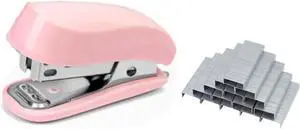 Pink Mini Stapler Hand Stapler with Staple Remover and 1 Box Staples,Cute Stationery for Students and Office Use Desk Staplers Pink Mini Stapler Hand Stapler with Staple Remover and 1 Box Staples,Cute Stationery for Students and Office Use Desk Staplers