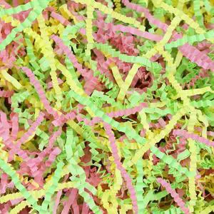 Raissily 1.5LB/700g Crinkle Cut Paper Shred Filler, Packing Grass Cushion Paper for Easter Wedding Birthday Anniversary Confetti Box Filling Wrapping Gift Decoration (Green/Pink/Yellow) Raissily 1.5LB/700g Crinkle Cut Paper Shred Filler, Packing Grass Cushion Paper for Easter Wedding Birthday Anniversary Confetti Box Filling Wrapping Gift Decoration (Green/Pink/Yellow)