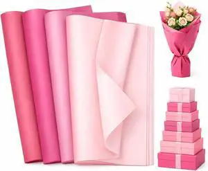 Assorted Pink & Red Tissue Paper for Gift Bags, 160 Sheets (14 x 20 in), 17gsm, 4 Colors 40 Each, FSC-Certified Wrapping Tissue, Gift Bag Filler & Box Liner for Valentines Day, Weddings & Parties Assorted Pink & Red Tissue Paper for Gift Bags, 160 Sheets (14 x 20 in), 17gsm, 4 Colors 40 Each, FSC-Certified Wrapping Tissue, Gift Bag Filler & Box Liner for Valentines Day, Weddings & Parties