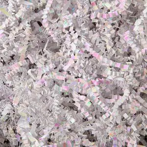 Mefleet 1/2 LB Crinkle Paper Filler Diamond White 8 oz Shredded Paper Mefleet 1/2 LB Crinkle Paper Filler Diamond White 8 oz Shredded Paper