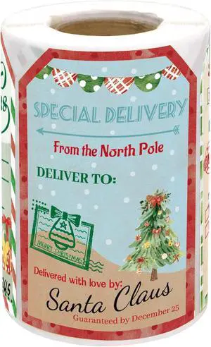 WorldBazaar Christmas Gift Tags Stickers 200pcs Vintage Christmas Name Stickers North Pole from Santa Gifts Labels Holiday Cards Wrapping Tags 2 x 3 Inch WorldBazaar Christmas Gift Tags Stickers 200pcs Vintage Christmas Name Stickers North Pole from Santa Gifts Labels Holiday Cards Wrapping Tags 2 x 3 Inch