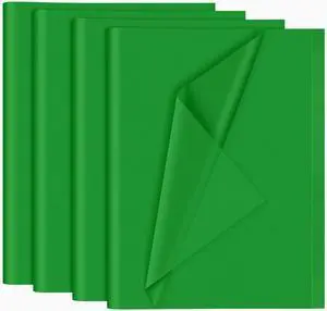 NEBURORA 120 Sheets Green Tissue Paper Christmas Gift Wrap Paper NEBURORA 120 Sheets Green Tissue Paper Christmas Gift Wrap Paper