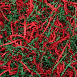 ROSYJUNE 1/2LB Christmas Crinkle Cut Paper Shred Filler, Red and Green Shredded Paper for Gift Baskets Boxes Filling, Christmas Birthday Holiday Decoration ROSYJUNE 1/2LB Christmas Crinkle Cut Paper Shred Filler, Red and Green Shredded Paper for Gift Baskets Boxes Filling, Christmas Birthday Holiday Decoration