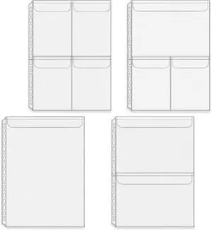 Mogoostry A4 Binder Pockets Multi Pocket Binder Sleeves Top Flap Filing Bag Mogoostry A4 Binder Pockets Multi Pocket Binder Sleeves Top Flap Filing Bag
