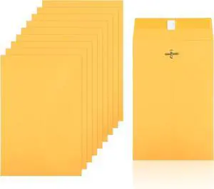 10pcs Heavy Duty Clasp Mailing Envelopes 6x9 Inches, Large Kraft Catalog Envelope Thick Manila Envelopes with Clasp Closure for Office Business School Home 10pcs Heavy Duty Clasp Mailing Envelopes 6x9 Inches, Large Kraft Catalog Envelope Thick Manila Envelopes with Clasp Closure for Office Business School Home