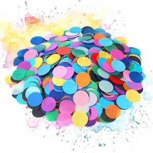 AmazingSpark 7200 Pcs Bleeding Tissue Paper 2 Inch Art DIY Crafts, Round AmazingSpark 7200 Pcs Bleeding Tissue Paper 2 Inch Art DIY Crafts, Round