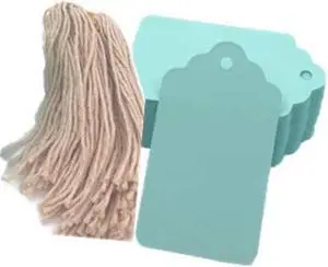 Paper Gift Hang Tags with String,100pcs Paper Gift Hang Tags with String,100pcs