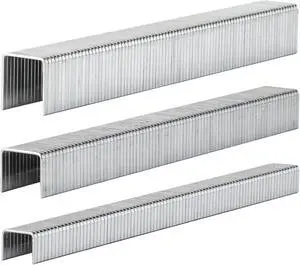 Heavy Duty T50 Staples 1300-Count 3 Sizes Galvanized 3/8" Crown Heavy Duty T50 Staples 1300-Count 3 Sizes Galvanized 3/8" Crown