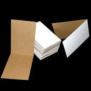 50 Cardboard Sleeves Folded Flat Vending 3" x 4.5" Sports Card Folders Mail Shipping Stiffeners Insert 50 Cardboard Sleeves Folded Flat Vending 3" x 4.5" Sports Card Folders Mail Shipping Stiffeners Insert