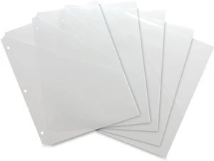Business Source Binder Pockets - Pack of 5, Clear (32375) Business Source Binder Pockets - Pack of 5, Clear (32375)