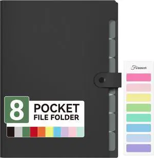 Forvencer Expanding File Folder 8 Pocket, Accordion File Organizer, Letter Forvencer Expanding File Folder 8 Pocket, Accordion File Organizer, Letter