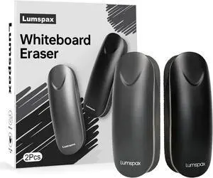 Magnetic White Board Eraser, Glass Board Erasers, 2 Pack, Dry Erase Eraser for Dry Erase Board and Glass Board, Office and School Supplies (Gray and Black) Magnetic White Board Eraser, Glass Board Erasers, 2 Pack, Dry Erase Eraser for Dry Erase Board and Glass Board, Office and School Supplies (Gray and Black)