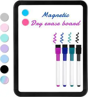 VUSIGN Magnetic Dry Erase Board, 8.5 x 11 Inches White Board, Black VUSIGN Magnetic Dry Erase Board, 8.5 x 11 Inches White Board, Black