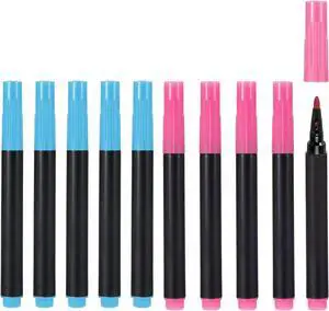 PATIKIL Dry Erase Marker Pens, 10 Pack Sky Blue+Pink Ink Fine Point Low Odor Whiteboard for Office Home Classroom, Black PATIKIL Dry Erase Marker Pens, 10 Pack Sky Blue+Pink Ink Fine Point Low Odor Whiteboard for Office Home Classroom, Black