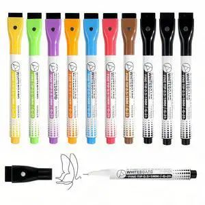 0.5mm Ultra Fine Point Dry Erase Markers,Dry Erase Markers Fine Tip,10 Colors Whiteboard Markers with Magnetic Eraser,Small Font Writing for Calendar Notebook Note Padg (Multicolor) 0.5mm Ultra Fine Point Dry Erase Markers,Dry Erase Markers Fine Tip,10 Colors Whiteboard Markers with Magnetic Eraser,Small Font Writing for Calendar Notebook Note Padg (Multicolor)