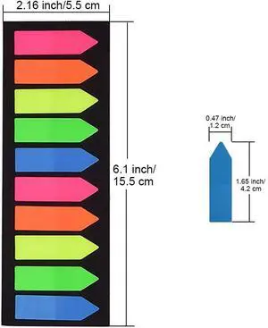 Morepack 2000 Count Neon Color Tape Flag, Page Markers, Index Tab Flags Morepack 2000 Count Neon Color Tape Flag, Page Markers, Index Tab Flags