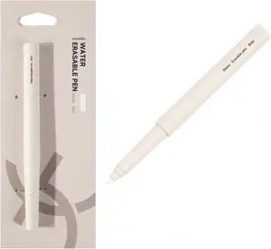 KEARING New White Water Erasable Fabric Marker - 1.0mm Pen for Dark Fabric KEARING New White Water Erasable Fabric Marker - 1.0mm Pen for Dark Fabric