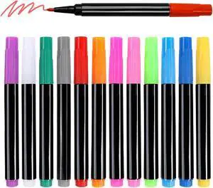 12-Color Neon Paint Markers for LED Note Board with Colors, Fluorescent Ink Design, Erasable Markers for LED Writing Boards, Best Gift for Kids 12-Color Neon Paint Markers for LED Note Board with Colors, Fluorescent Ink Design, Erasable Markers for LED Writing Boards, Best Gift for Kids