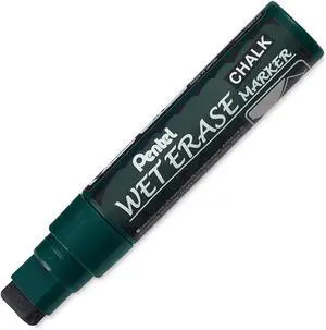 Pentel Wet Erase Chalk Marker, Black Jumbo (SMW56-A) Pentel Wet Erase Chalk Marker, Black Jumbo (SMW56-A)