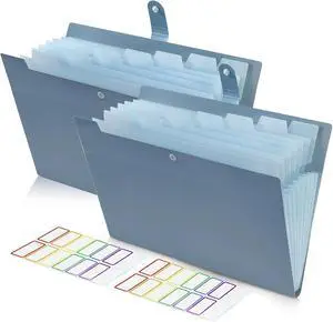 2Pack Accordion File Organizer Expanding File Folder with 8 Pockets Office | Letter Size Portable Paper Document Organizer for Office Home Business Supplies, Student Classroom Storage 2Pack Accordion File Organizer Expanding File Folder with 8 Pockets Office | Letter Size Portable Paper Document Organizer for Office Home Business Supplies, Student Classroom Storage