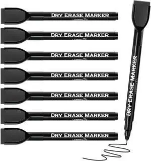MaxGear Magnetic Dry Erase Markers, 0.5 mm Ultra Fine Tip, 8 Count, Black MaxGear Magnetic Dry Erase Markers, 0.5 mm Ultra Fine Tip, 8 Count, Black