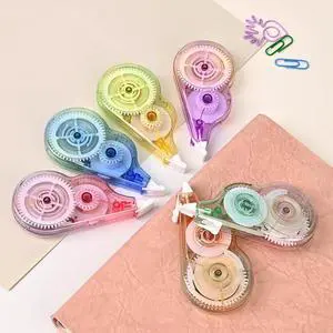 Temiary 6 Pcs Correction Tapes for Instant Corrections, Easy To Use White Smooth Pull Out Tape, Aesthetic Tape for School Office (Gradient) Temiary 6 Pcs Correction Tapes for Instant Corrections, Easy To Use White Smooth Pull Out Tape, Aesthetic Tape for School Office (Gradient)