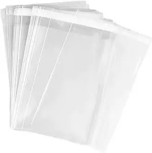 100 Pieces (9x12 Inch) Clear Plastic Bags for Packaging, Clothing & T-Shirts Strong Packing Self Adhesive Cellophane Bag 100 Pieces (9x12 Inch) Clear Plastic Bags for Packaging, Clothing & T-Shirts Strong Packing Self Adhesive Cellophane Bag