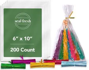 Seal Fresh Cone Cello Mix (6" x 10", 200) Seal Fresh Cone Cello Mix (6" x 10", 200)