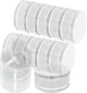 Luomorgo Stackable Clear Plastic Containers, 60ML, 5-Layer, 2 Sets Luomorgo Stackable Clear Plastic Containers, 60ML, 5-Layer, 2 Sets